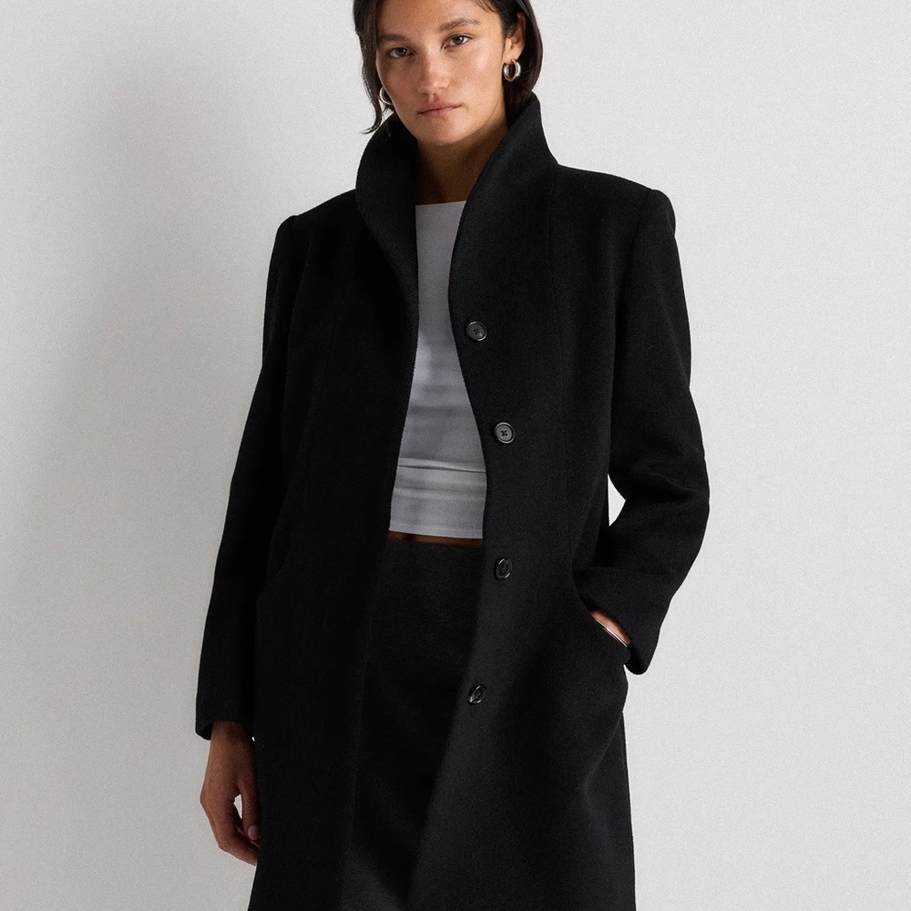 Aritzia Wilfred Cocoon Wool Pea Coat - XS